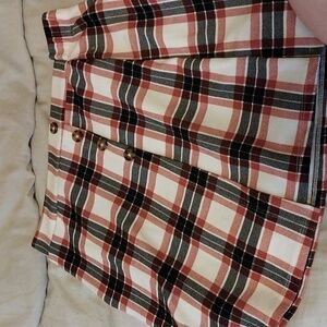 Plaid skirt